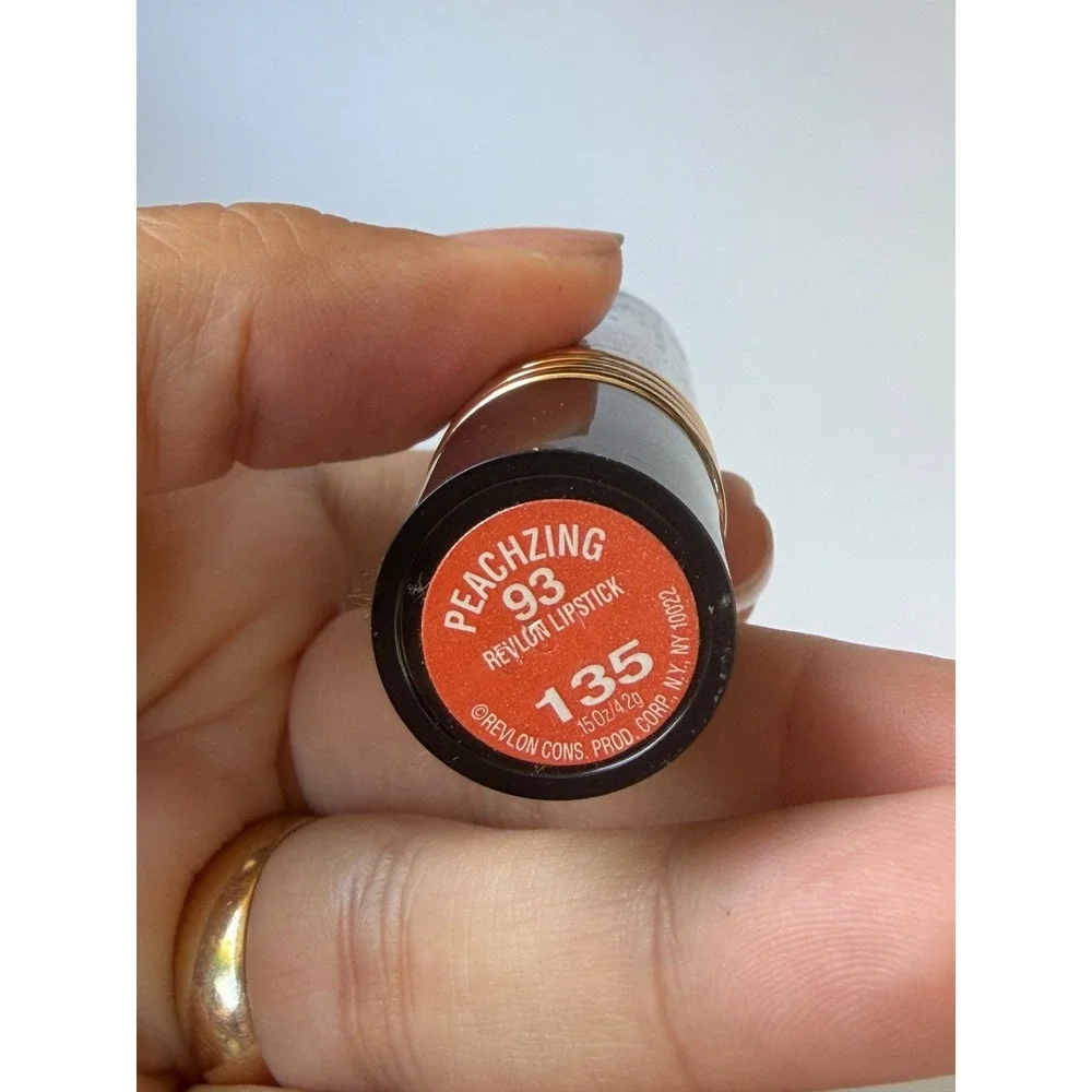Revlon Super Lustrous Lipstick Frost Peachzing 93 135 Peach Shimmer 0.15oz